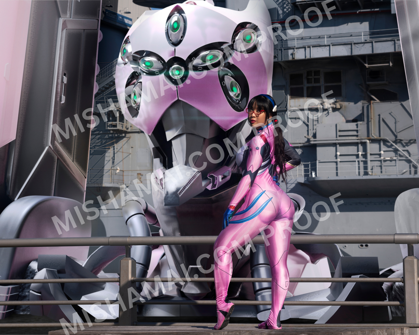 Mari from Evangelion - 8" x 10" Signed Print