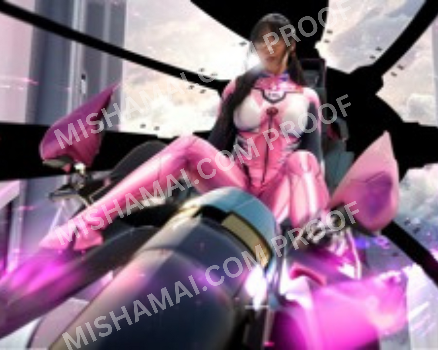 Mari from Evangelion Inside Eva Front - 8" x 10" Signed Print