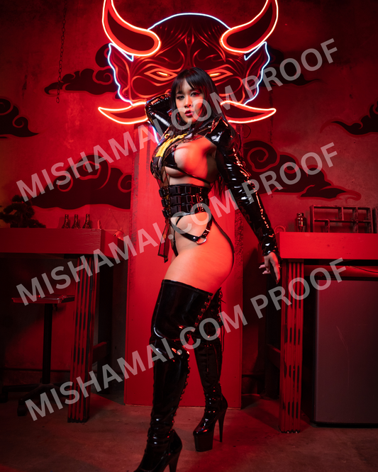 Samurai Standing Print