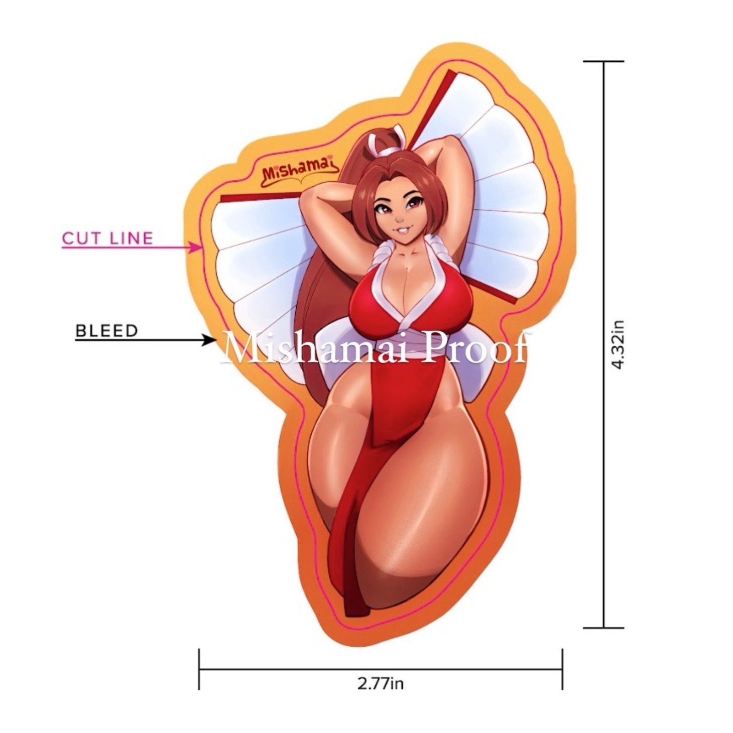 Mai Shiranui Sticker