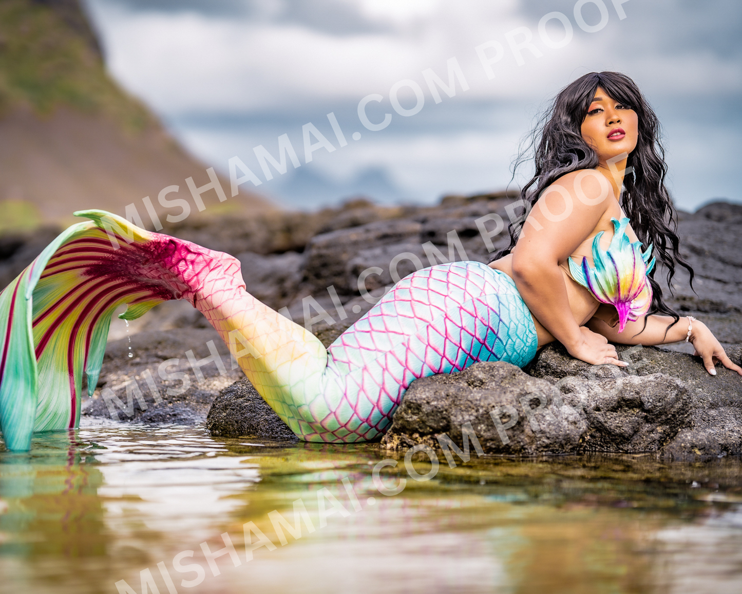 Rainbow Mermaid - 8" x 10" Signed Print
