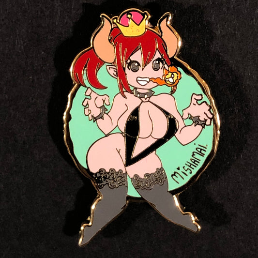 Bowsette Hard Enamel Pin